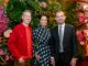 Nachrichtensprecher André Schünke, Künstlerin Natalia Yegorova (ehemals Natalia Klitschko) und Dr. Jörg Frehse, CEO MHP Hotel AG, feierten die Eröffnung des neuen Conrad Hotels © Conrad Hamburg / Foto: Ulrich Perrey